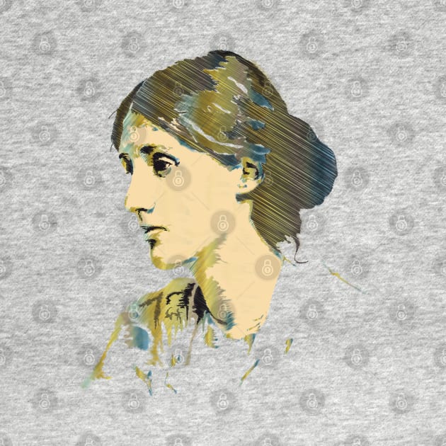 Virginia Woolf by Slownessi